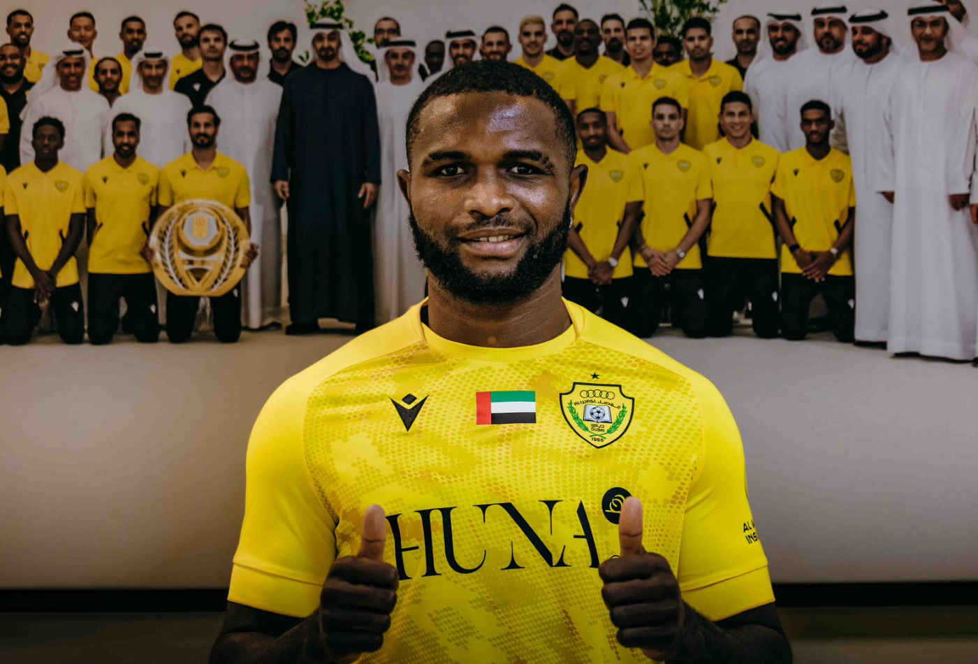 Al Wasl Club signed Nigerian striker Isaac Success