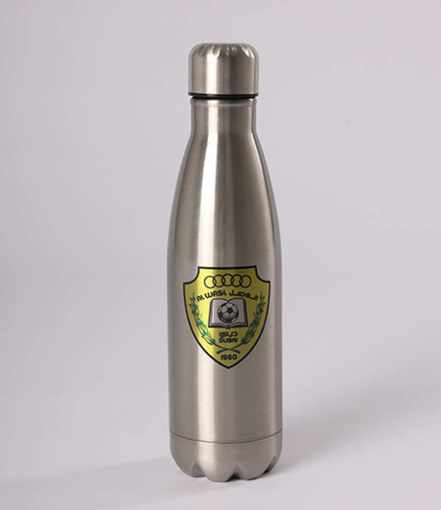 Steel Water Bottle Silver