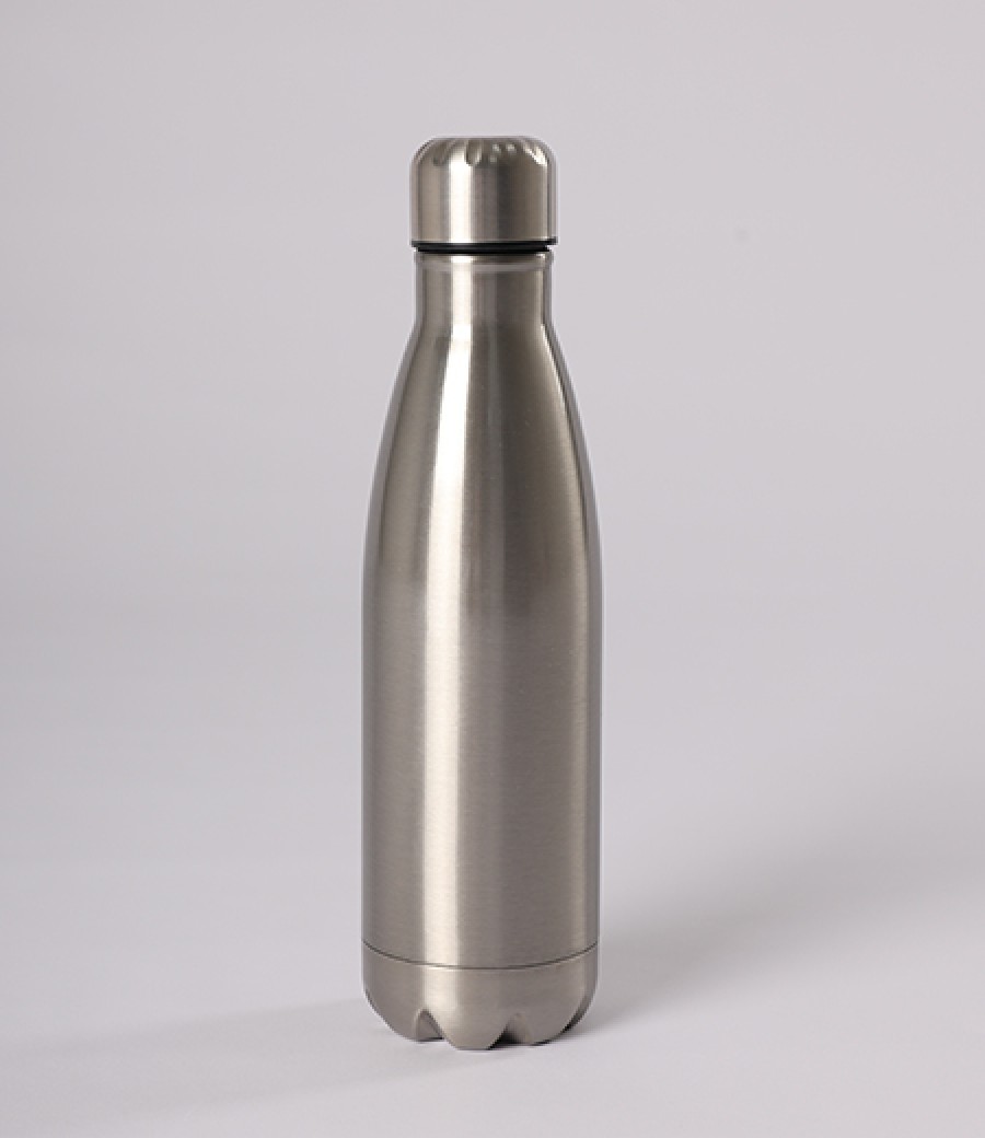 Steel Water Bottle Silver