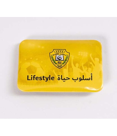 Lifestyle Magnetic Badge Yellow