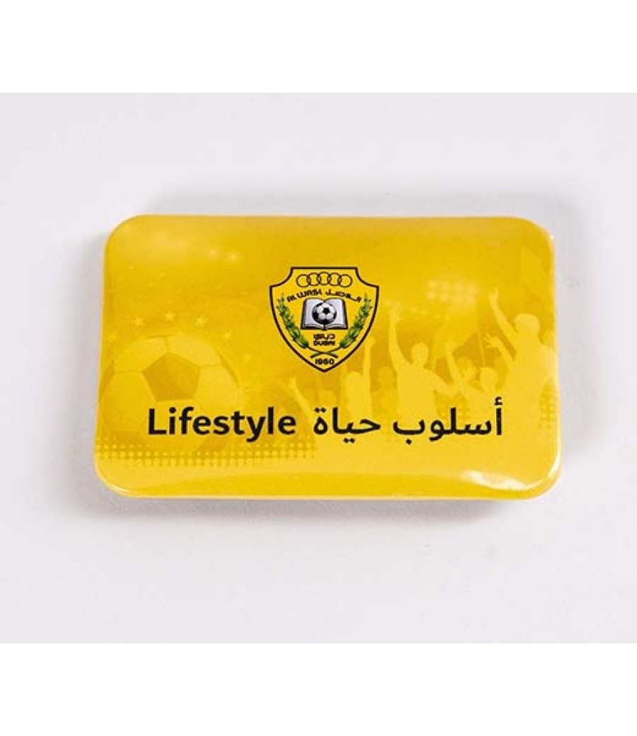 Lifestyle Magnetic Badge Yellow