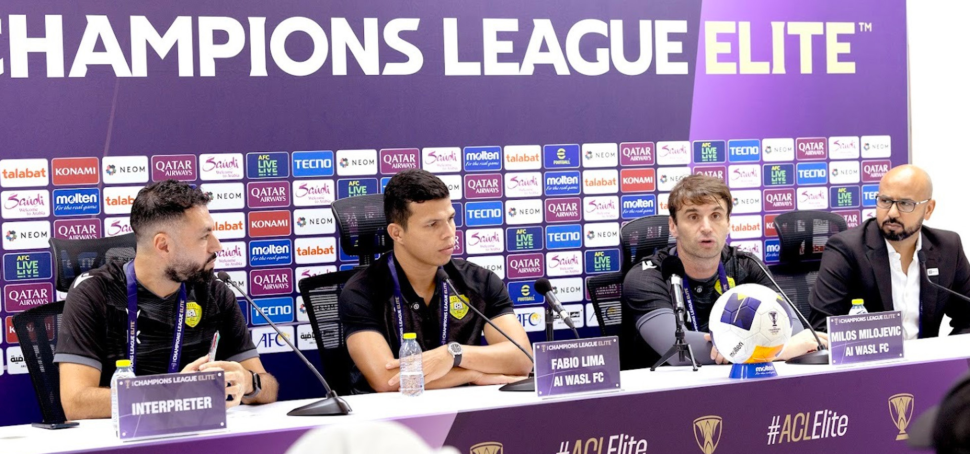 Al Wasl vs Al-Ahli Saudi FC press conference