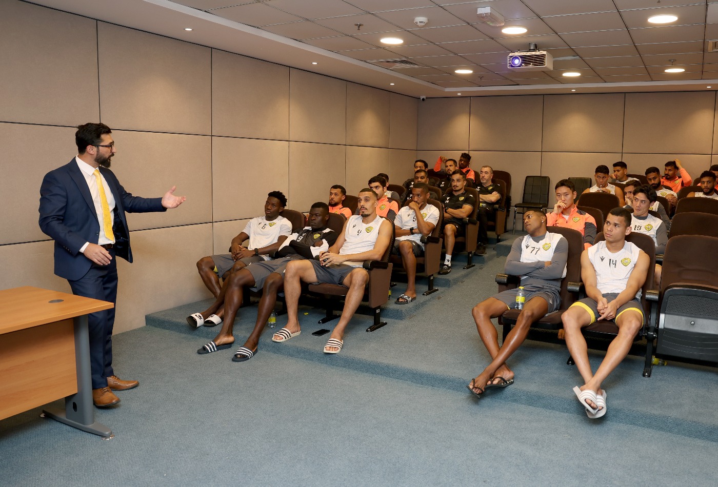 Workshop on Sports Integrity and Anti-Doping Held for Al Wasl First Team