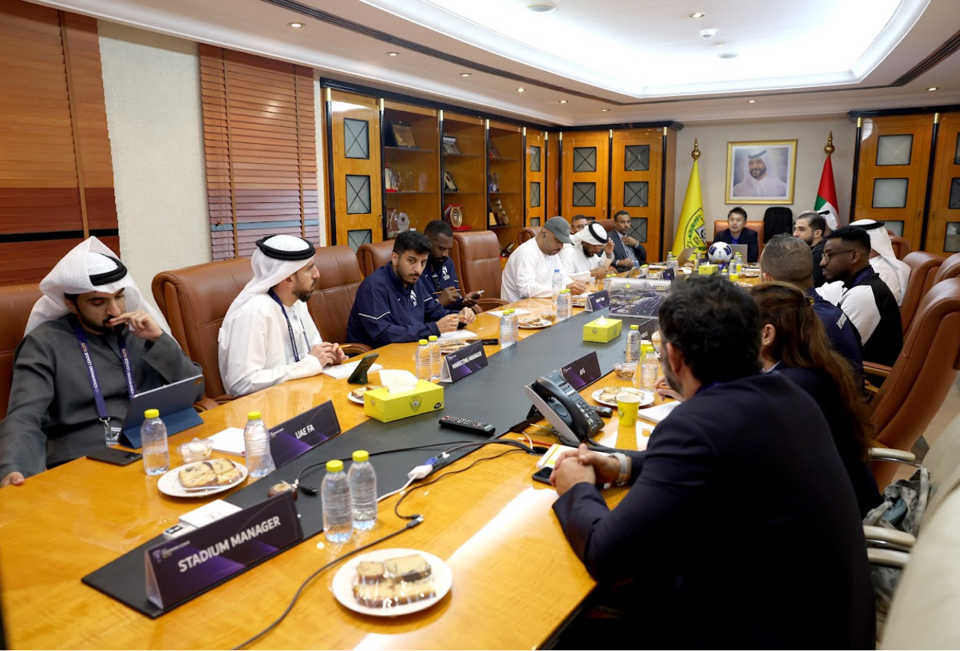 Al Wasl in Official Colors for The Asian match Against Al Hilal of Saudi Arabia