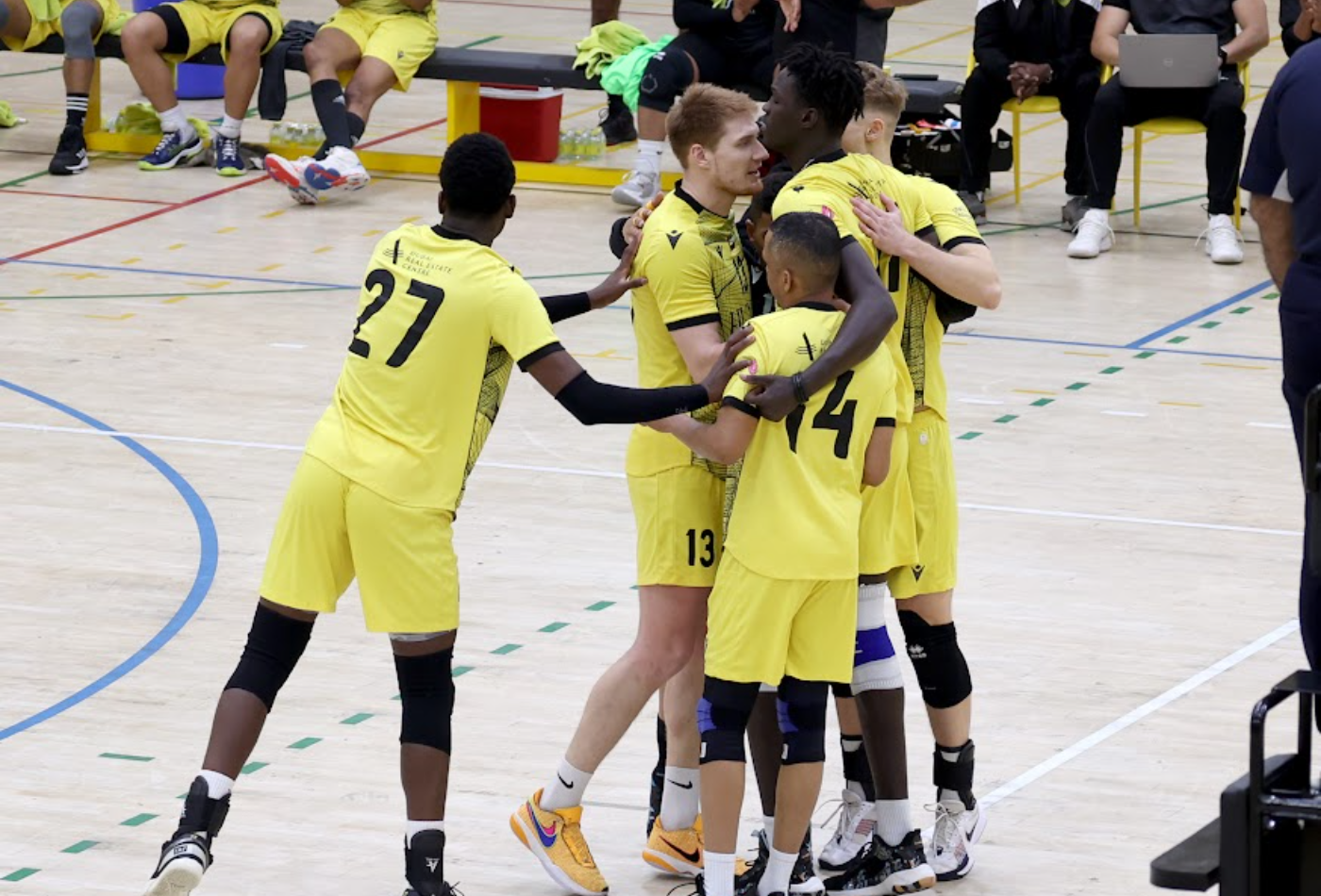 Al Wasl Men's Volleyball Team Defeats Ajman in the League