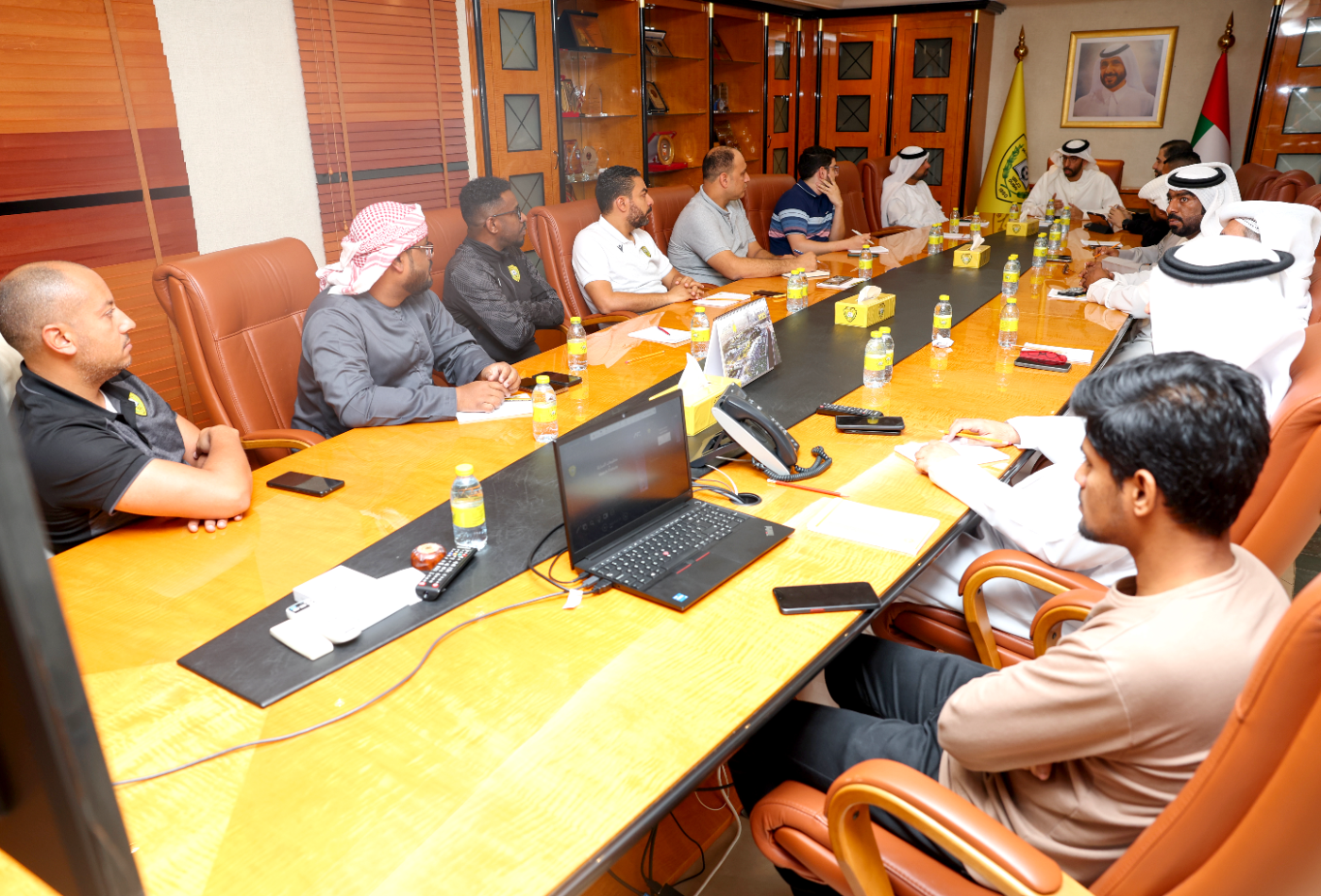 Internal Coordination Meeting Held at Al Wasl Club Ahead of Al Hilal match in The AFC Champions League Elite