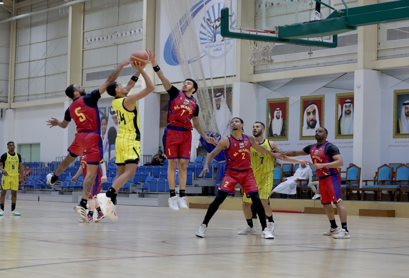 Al Wasl Defeats Al Wahda in Men's Basketball League