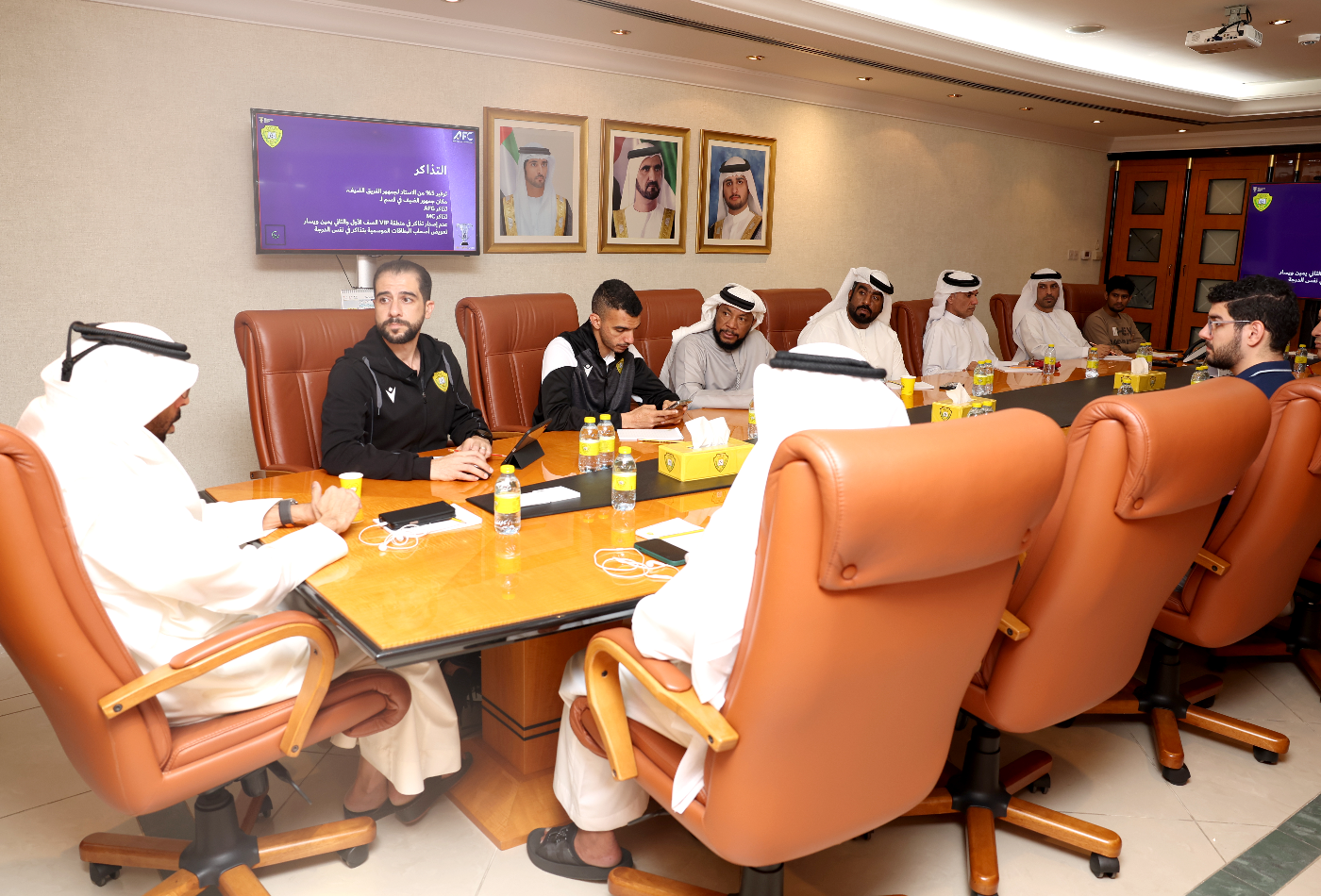 Internal Coordination Meeting Held at Al Wasl Club Ahead of Al Hilal match in The AFC Champions League Elite