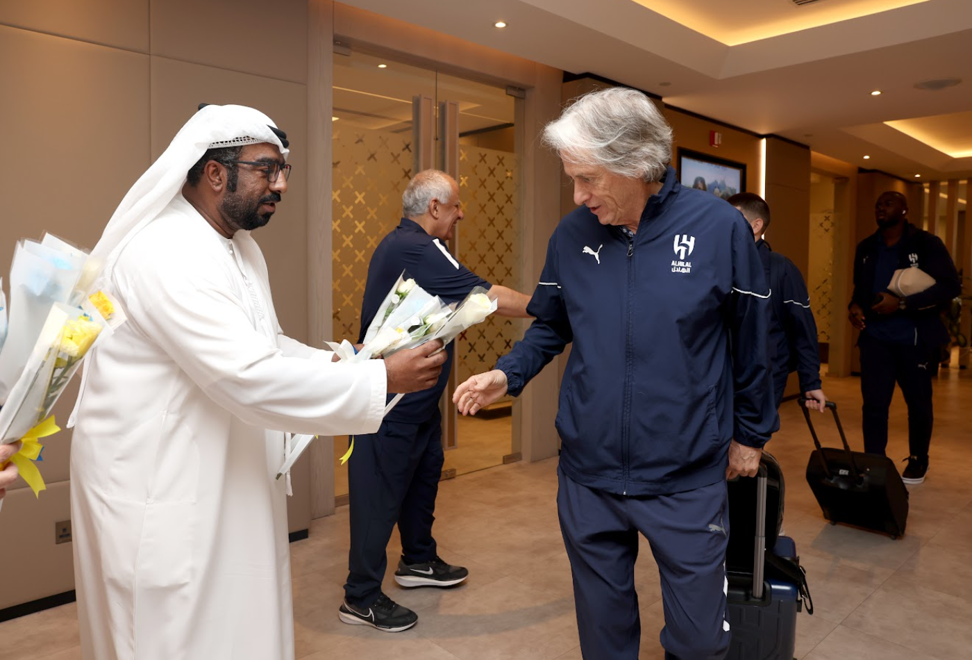 Al Wasl welcomes  Saudi Al Hilal  delegation before the Asian encounter