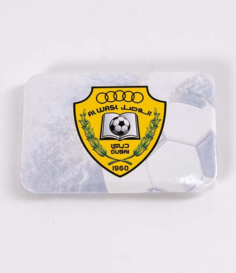 White Pin Badge