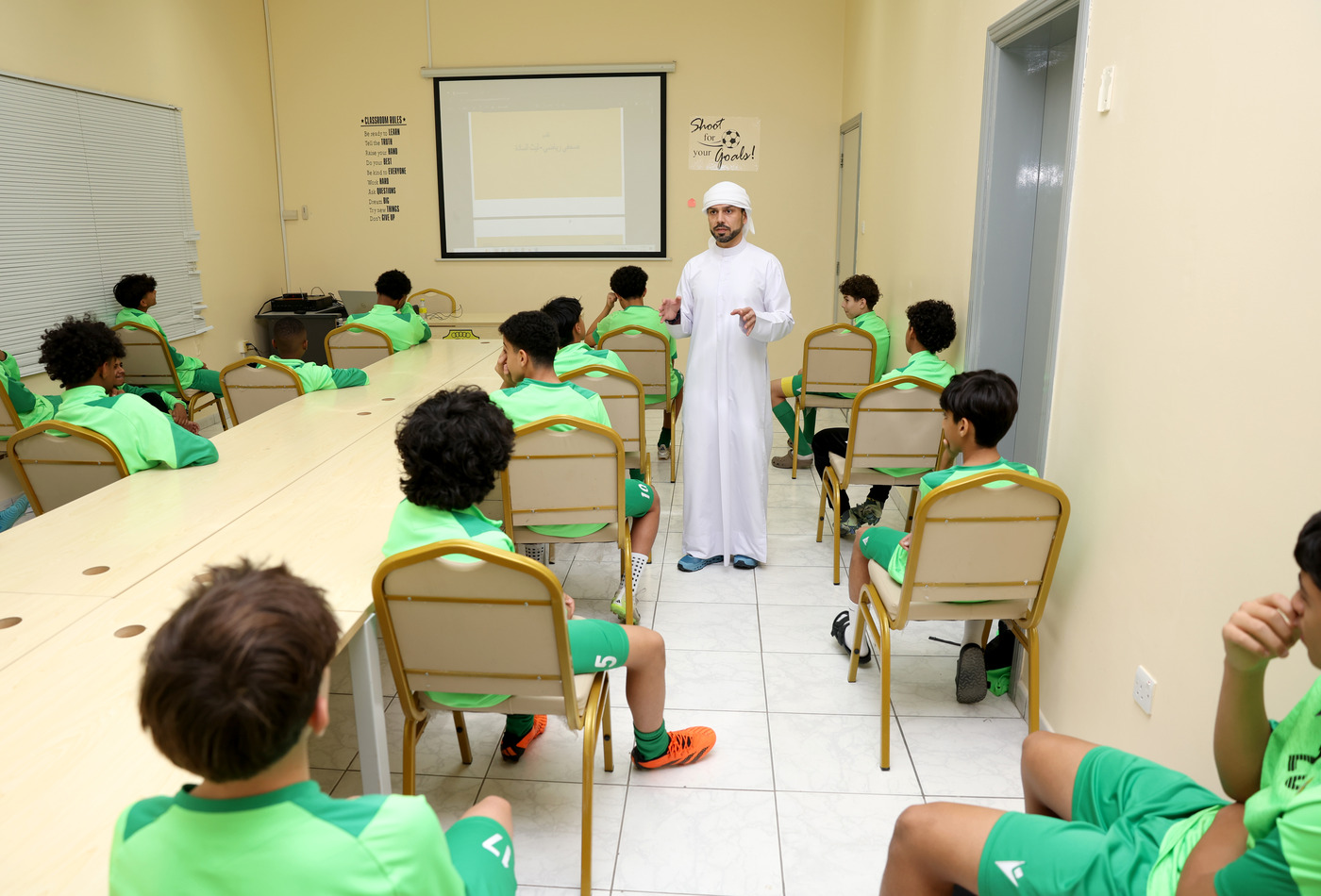 Media Training Workshop for Al Wasl Academy Players in Collaboration with the UAE Pro League