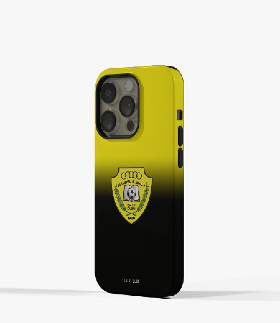 Black and Yellow IPhone Mobile Cover