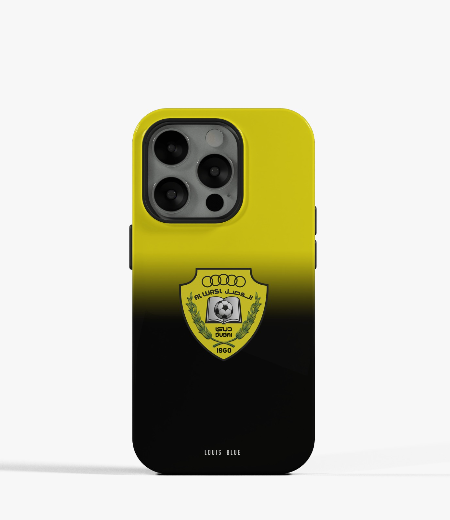 Black and Yellow IPhone Mobile Cover