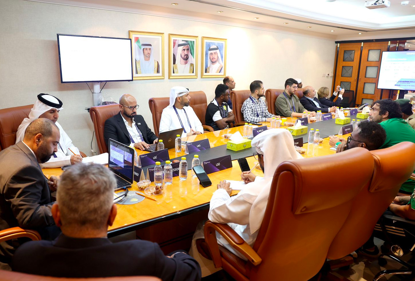 Coordination Meeting for the Al Wasl vs. Al Ahli Match in the AFC Champions League Elite at Al Wasl Club