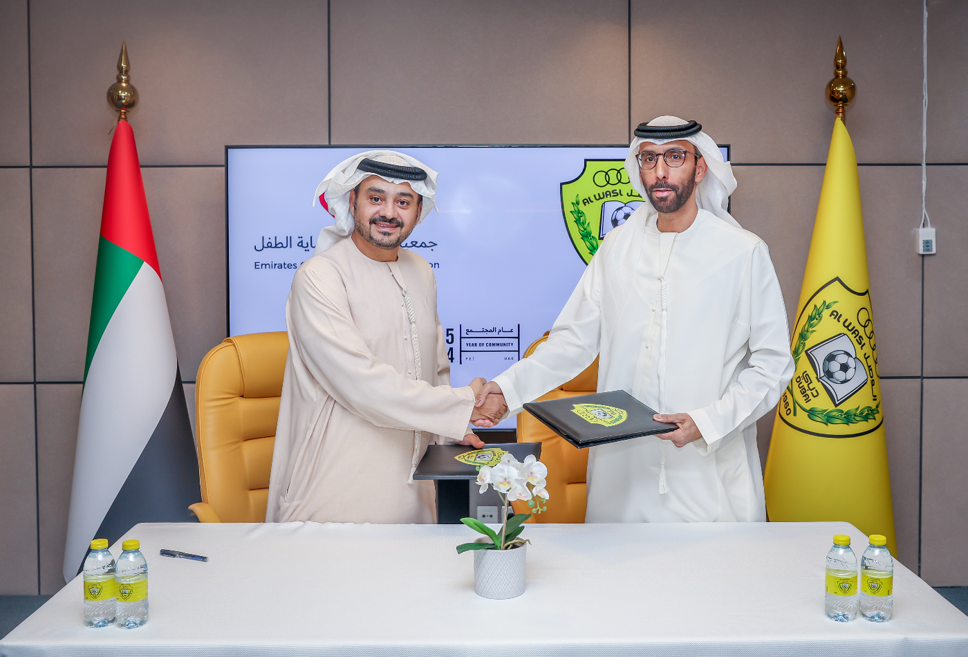 Cooperation Agreement Between Al Wasl Club and  Emirates Child Protection Association