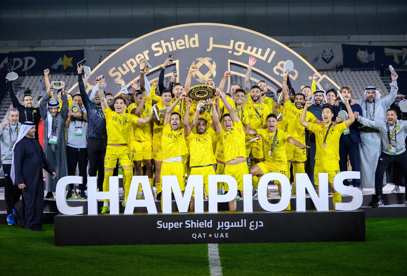 The Emperor crowned champion of the UAE-Qatar Super Shield "The Most Significant Event"