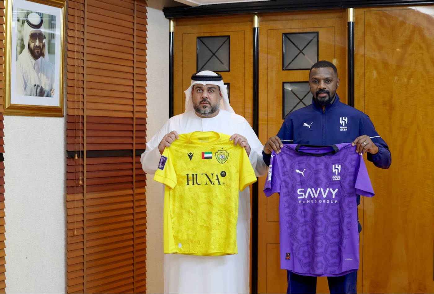 Al Wasl in Official Colors for The Asian match Against Al Hilal of Saudi Arabia