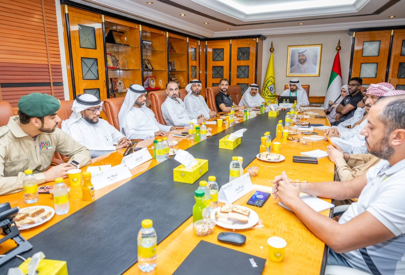 Coordination Meeting for the President's Cup Match Between Al Wasl and Al Wahda