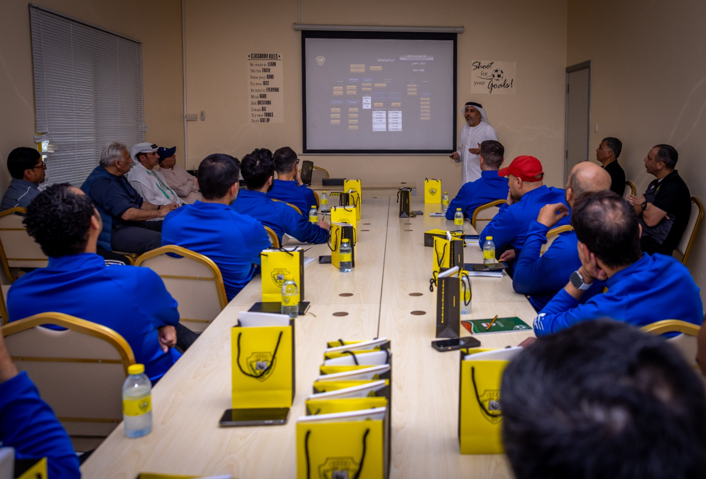 Kuwaiti Coaching Delegation Conducts an Immersion Experience at Al Wasl Football Academy