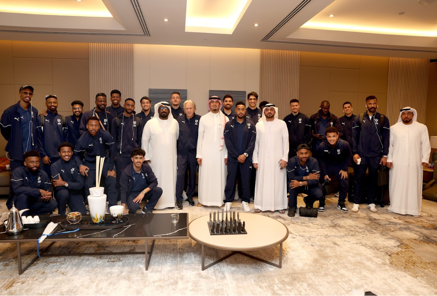 Al Wasl welcomes  Saudi Al Hilal  delegation before the Asian encounter