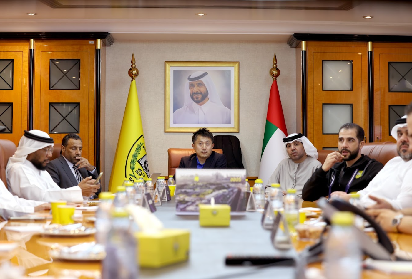 Al Wasl in Official Colors for The Asian match Against Al Hilal of Saudi Arabia