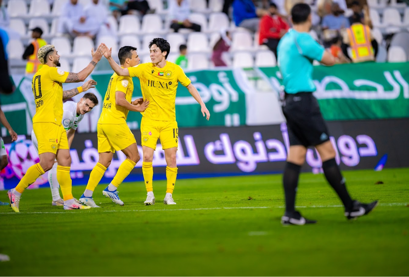 فوز الوصل على دبا الحصن في الدوري