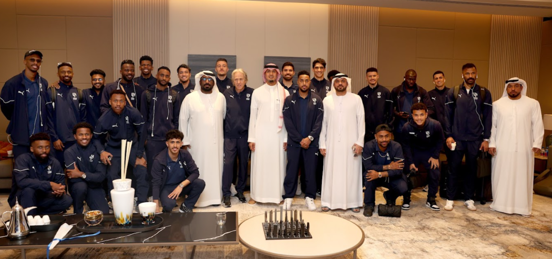 Al Wasl welcomes Al Hilal delegation ahead of the Asian match