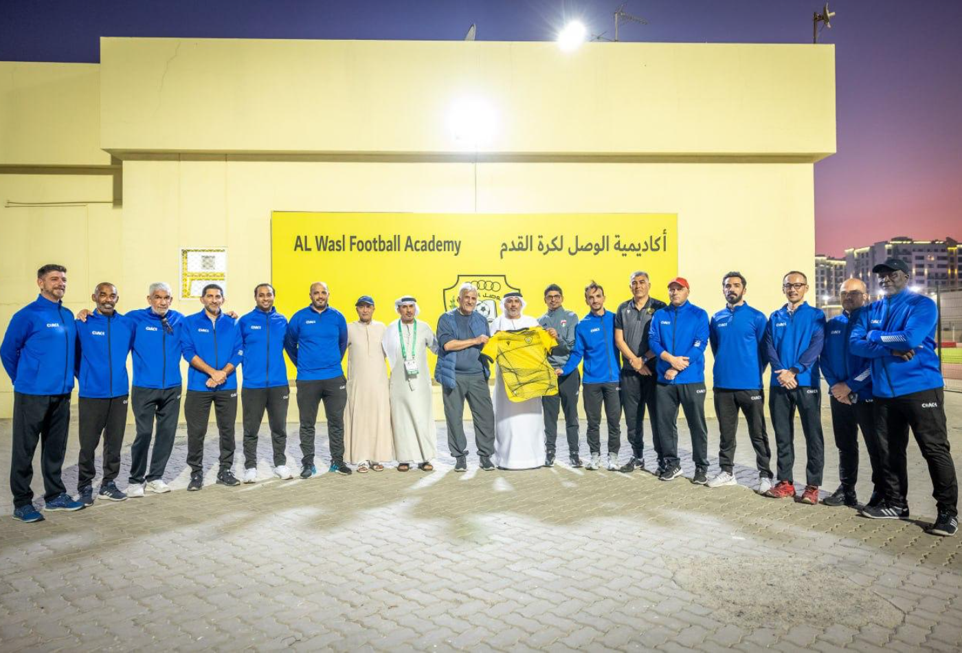 A Kuwaiti Coaching Delegation Conducts an Immersion Experience at Al Wasl Football Academy