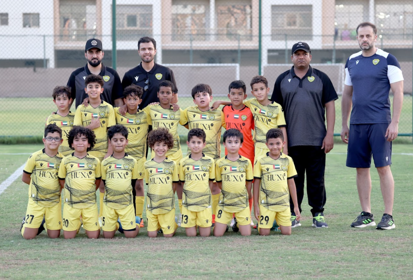 Al-Wasl defeats "Golden Star" in under 10 years league (B) with 21 goals