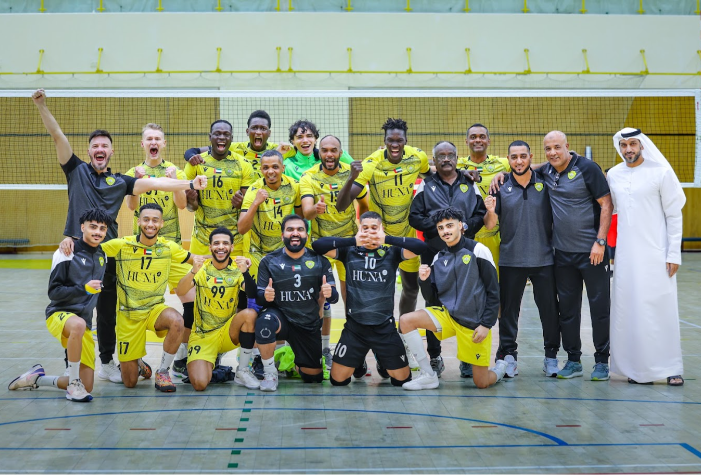 Al Wasl defeated Al Jazira in  Men's Volleyball League