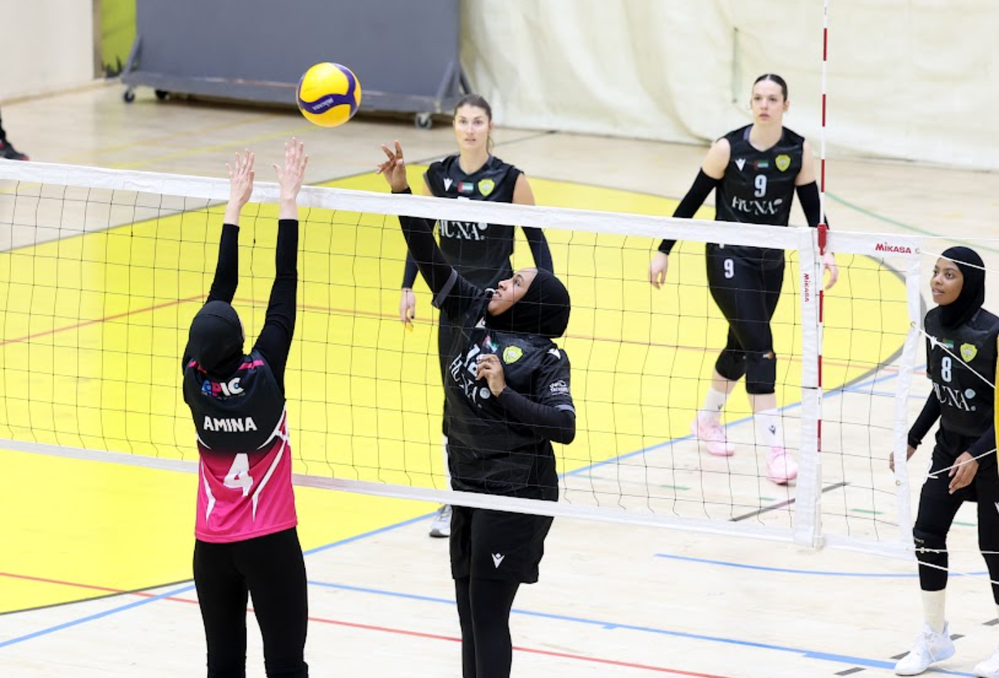 Al Wasl Women's Volleyball Team Defeats EPIC Dubai Social Sports Hub in the league