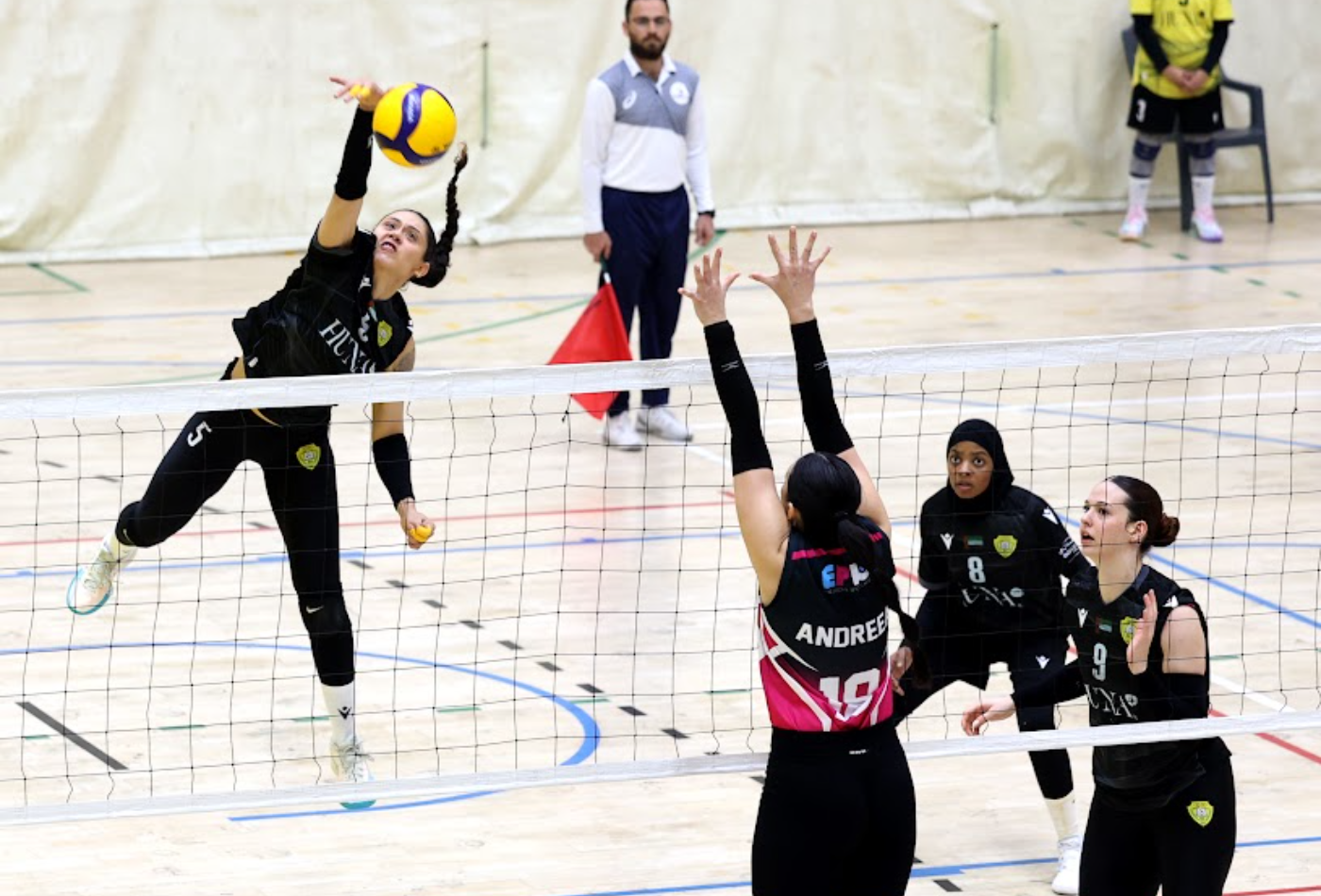 Al Wasl Women's Volleyball Team Defeats EPIC Dubai Social Sports Hub in the league