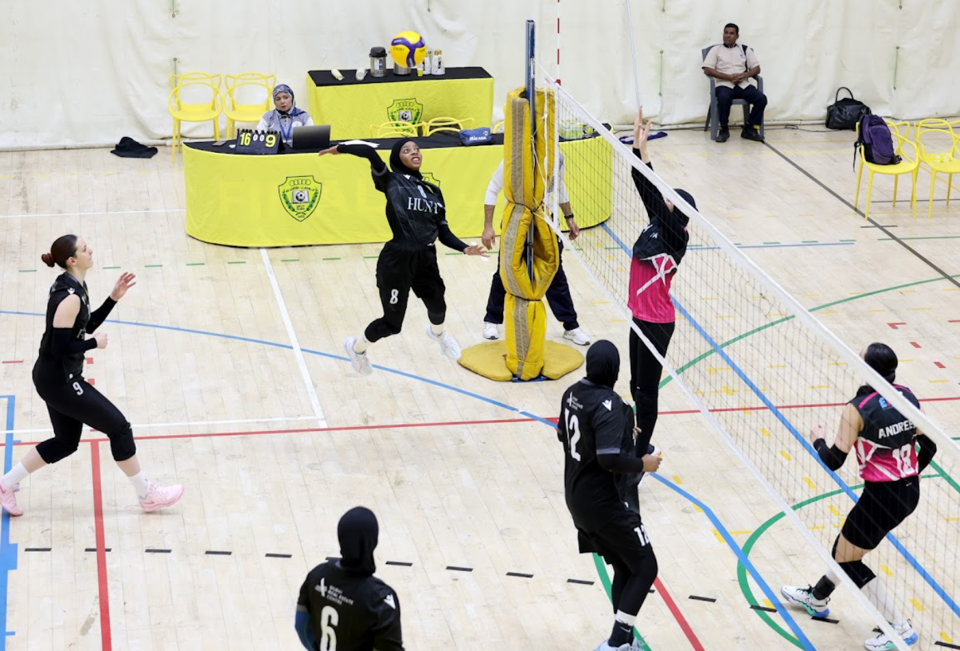 Al Wasl Women's Volleyball Team Defeats EPIC Dubai Social Sports Hub in the league