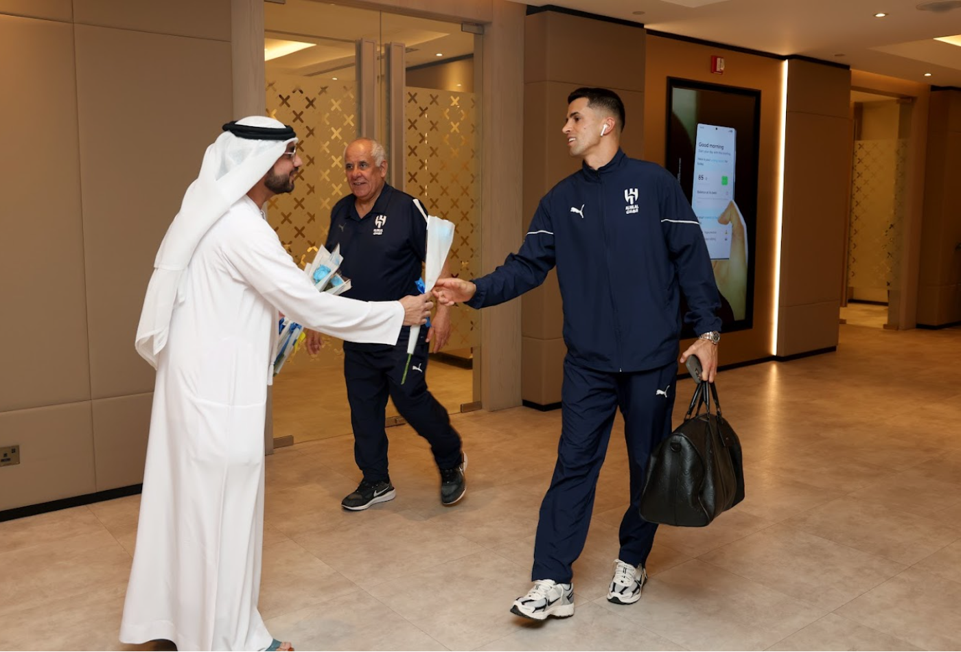 Al Wasl welcomes  Saudi Al Hilal  delegation before the Asian encounter