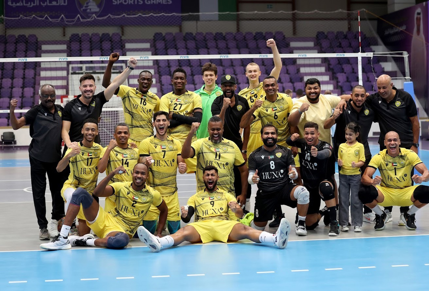 Al Wasl Men's Volleyball Team Defeats Al Jazira and Advances to the Semifinals of the Etihad Cup