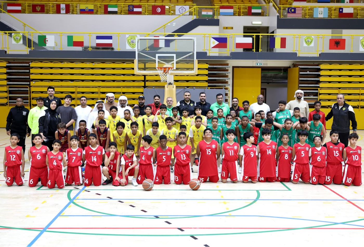 Al Wasl Hosts the Second Gathering "B" for basketball juniors