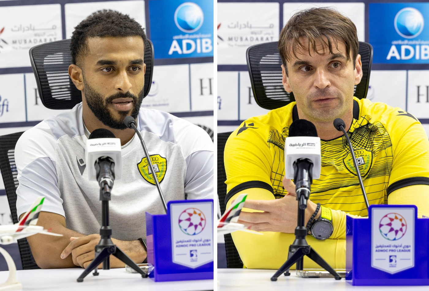 Pre-Match Press Conference for Al Wasl vs Al Wahda in ADNOC Pro League